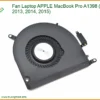 Fan Laptop Apple Macbook Pro A1398 (2012, 2013, 2014, 2015) Chính Hãng - Thay Thế Uy Tín Tphcm