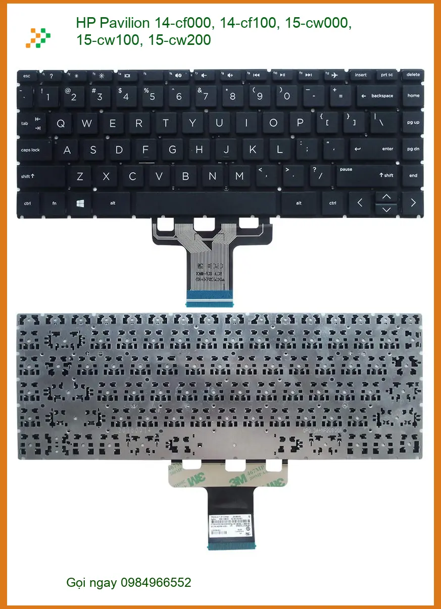 Bàn phím Laptop HP Pavilion - Thay Chính Hãng, Lấy Ngay Tại TPHCM