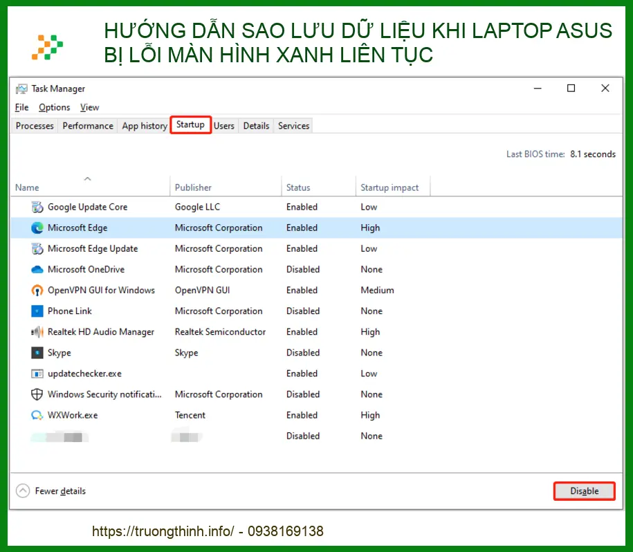 Hướng Dẫn Sao Lưu Dữ Liệu Khi Laptop Asus Bị Lỗi Màn Hình Xanh Chuyên Gia Chia Sẻ