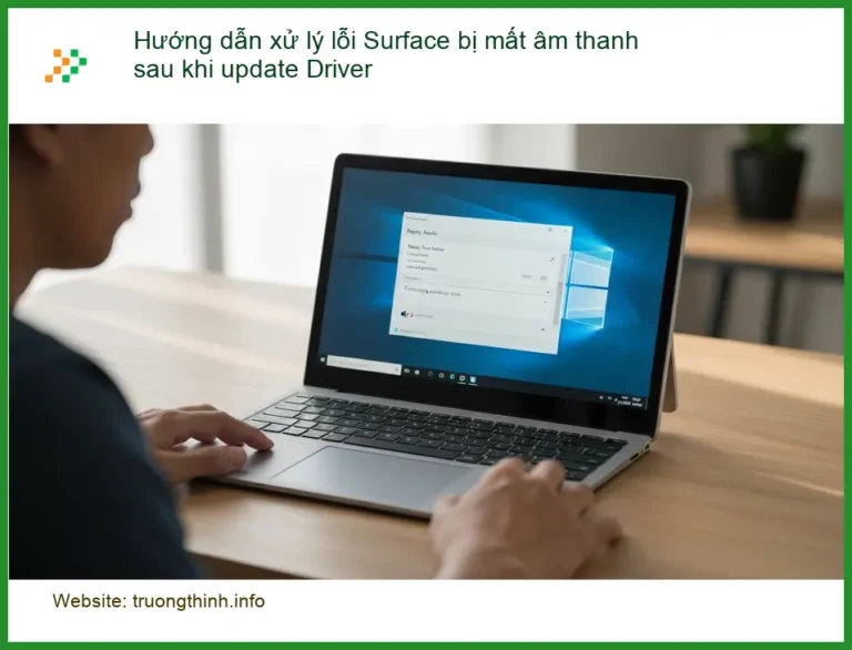 Hướng dẫn xử lý lỗi bị mất âm thanh sau khi update Driver - TPHCM