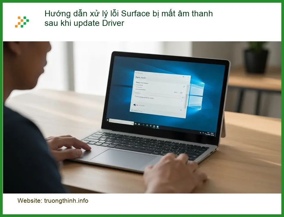 Hướng dẫn xử lý lỗi bị mất âm thanh sau khi update Driver - TPHCM