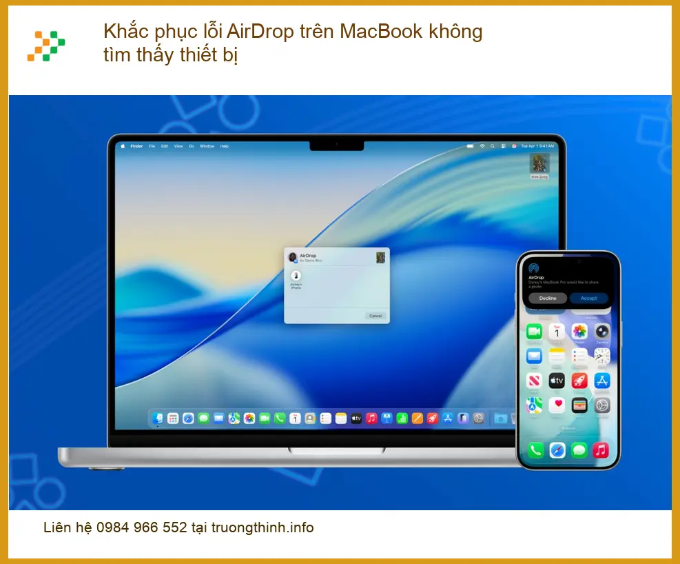 Macbook Khắc phục lỗi AirDrop không tìm thấy thiết bị - Cách tự xử lý tại nhà