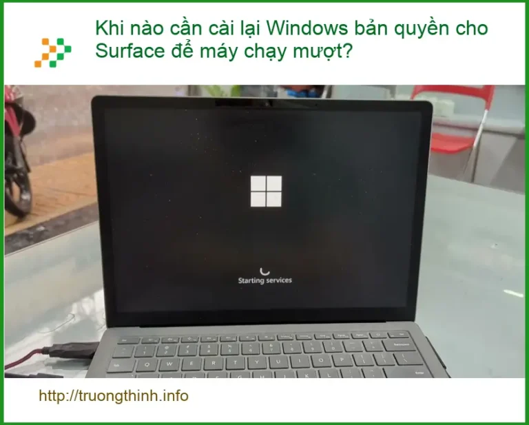 Khi nào cần cài lại Windows bản quyền để máy chạy mượt? - Tư vấn chuyên gia Trường Thịnh