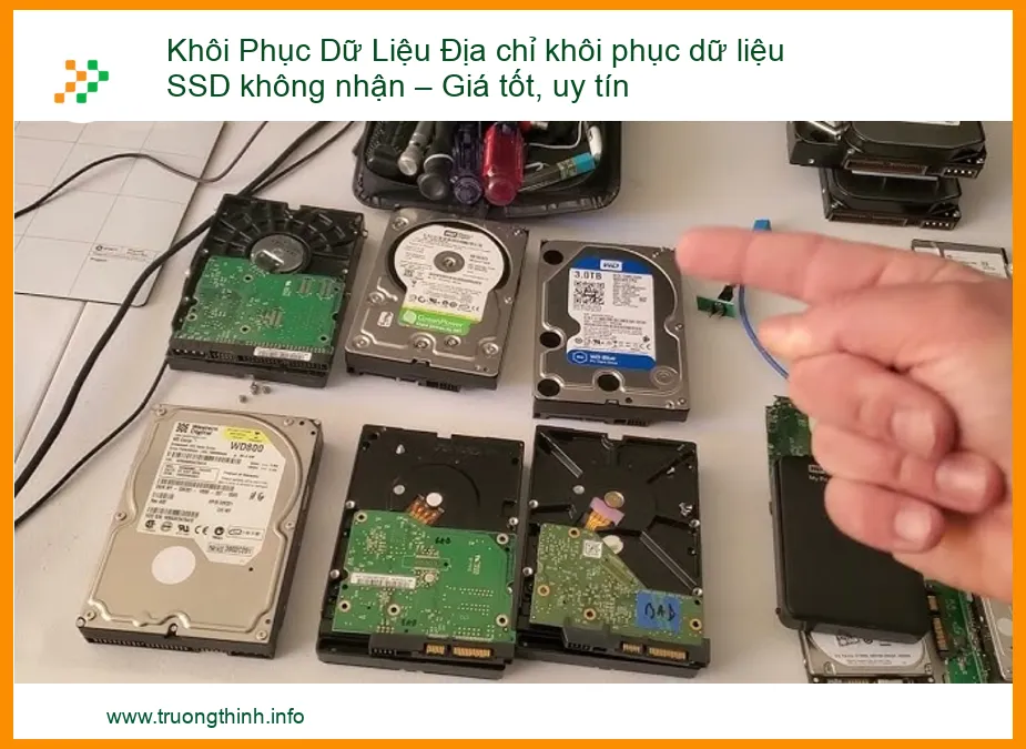 SSD không nhận, mất dữ liệu? - Khôi phục dữ liệu SSD uy tín, giá tốt tại TP.HCM