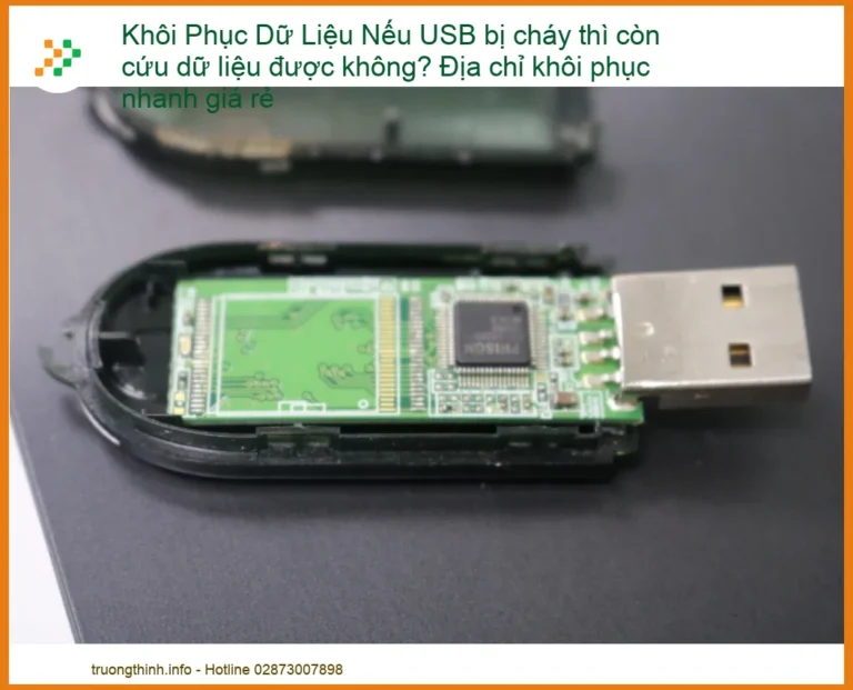 Khôi Phục Dữ Liệu USB Bị Cháy: Cứu Được Không? Địa Chỉ Nhanh & Rẻ