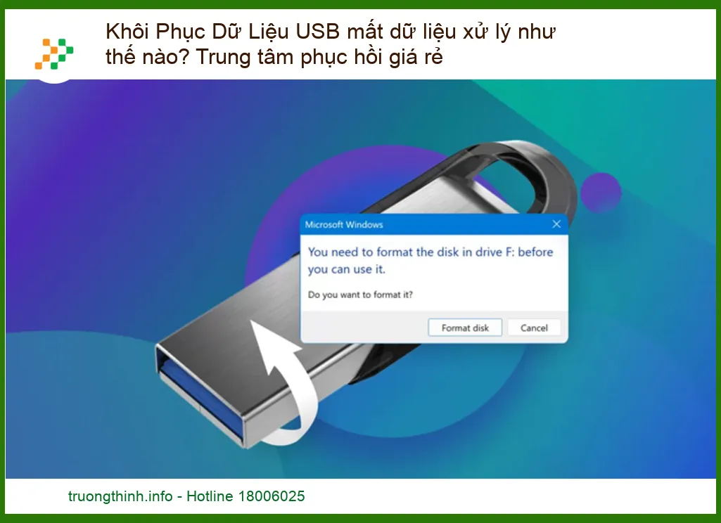 Khôi Phục Dữ Liệu USB Mất Dữ Liệu: Xử Lý Thế Nào? Trung Tâm Phục Hồi Giá Rẻ, Uy Tín