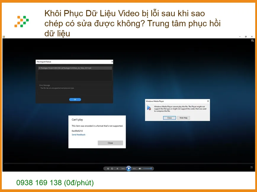 Video bị lỗi sau khi sao chép có khôi phục được không? Địa chỉ phục hồi dữ liệu uy tín