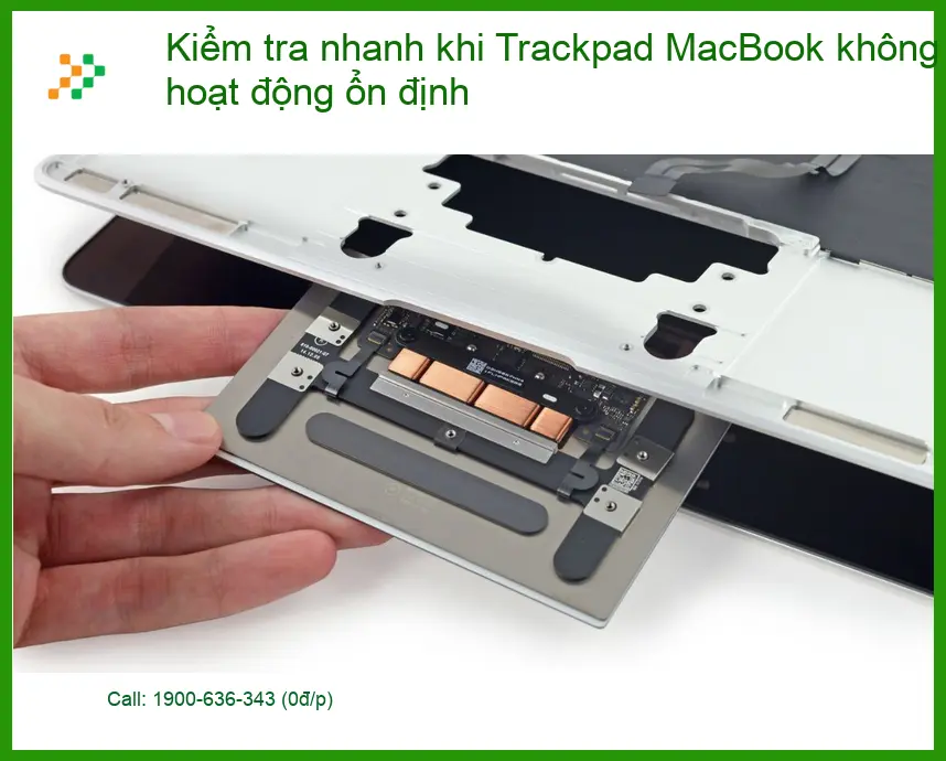 Macbook Kiểm tra nhanh Trackpad lỗi - Trung tâm hỗ trợ gần đây