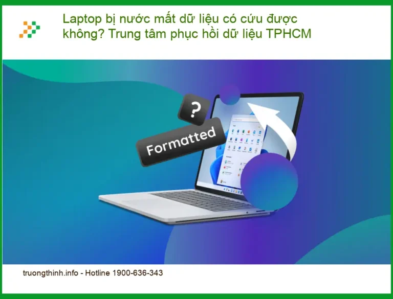 Khôi Phục Dữ Liệu Laptop bị nước - Trung tâm phục hồi TPHCM