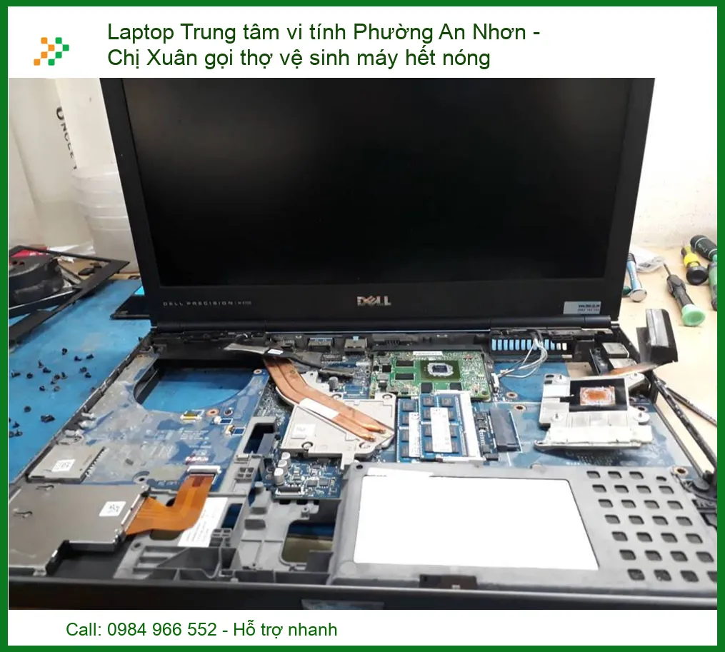 Laptop Nóng Quá, Chị Xuân Cần Vệ Sinh Gấp? - Trung Tâm Sửa Uy Tín Phường An Nhơn