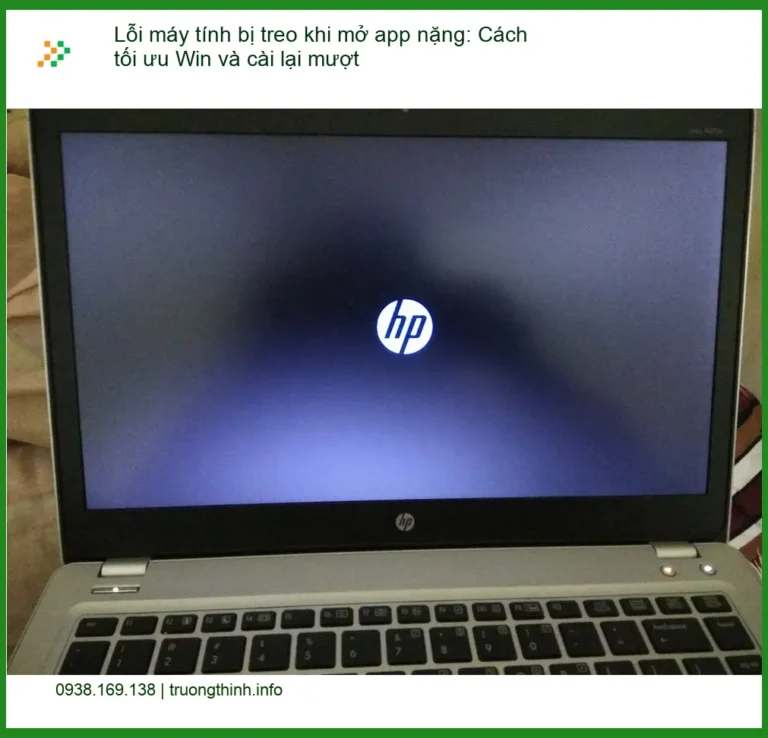 Windows Lỗi máy tính bị treo khi mở app nặng: Tối ưu Win - Trung tâm hỗ trợ TPHCM