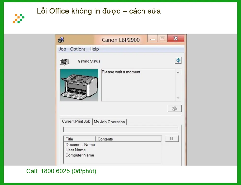 Văn phòng Lỗi Office không in được – cách sửa, trung tâm uy tín TPHCM