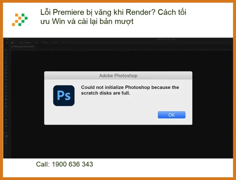 Windows Lỗi Premiere bị văng khi Render? Tối ưu Win - Cách xử lý tại nhà