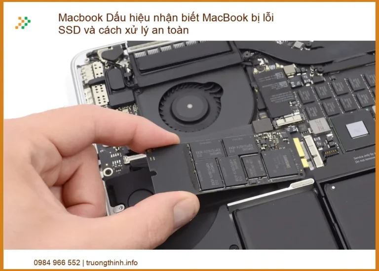 MacBook Bị Lỗi SSD: Dấu Hiệu, Nguyên Nhân & Cách Xử Lý An Toàn Từ Chuyên Gia