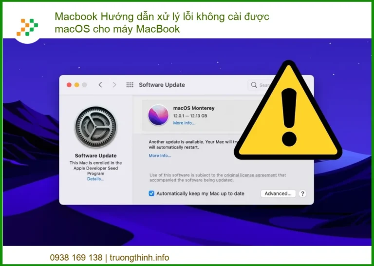 Macbook Hướng Dẫn Xử Lý Lỗi Không Cài Được macOS: Giải Pháp Toàn Diện Từ A-Z