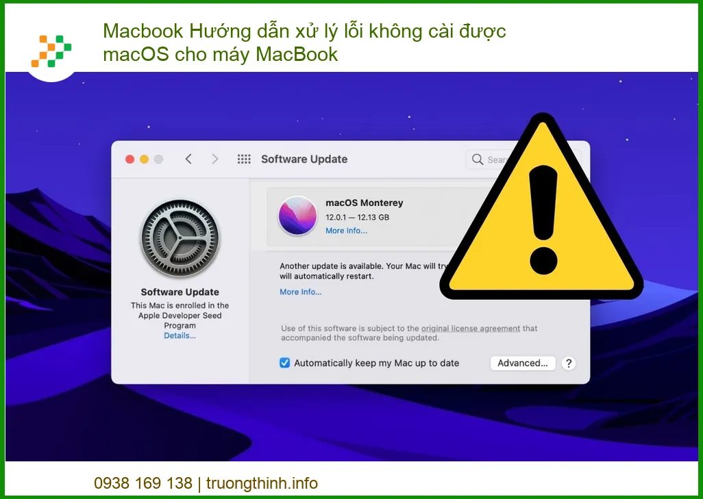 Macbook Hướng Dẫn Xử Lý Lỗi Không Cài Được macOS: Giải Pháp Toàn Diện Từ A-Z