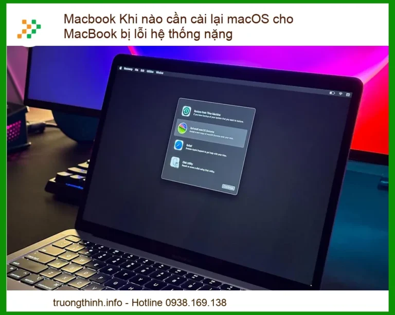 Khi nào cần cài lại macOS cho MacBook bị lỗi hệ thống nặng - Địa chỉ sửa uy tín