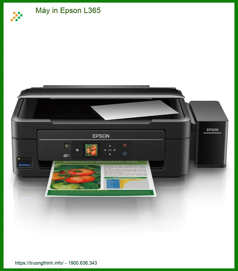 Máy in Epson L365 - Tốc độ In Ấn Đỉnh Cao, Chiến Mọi Thử Thách