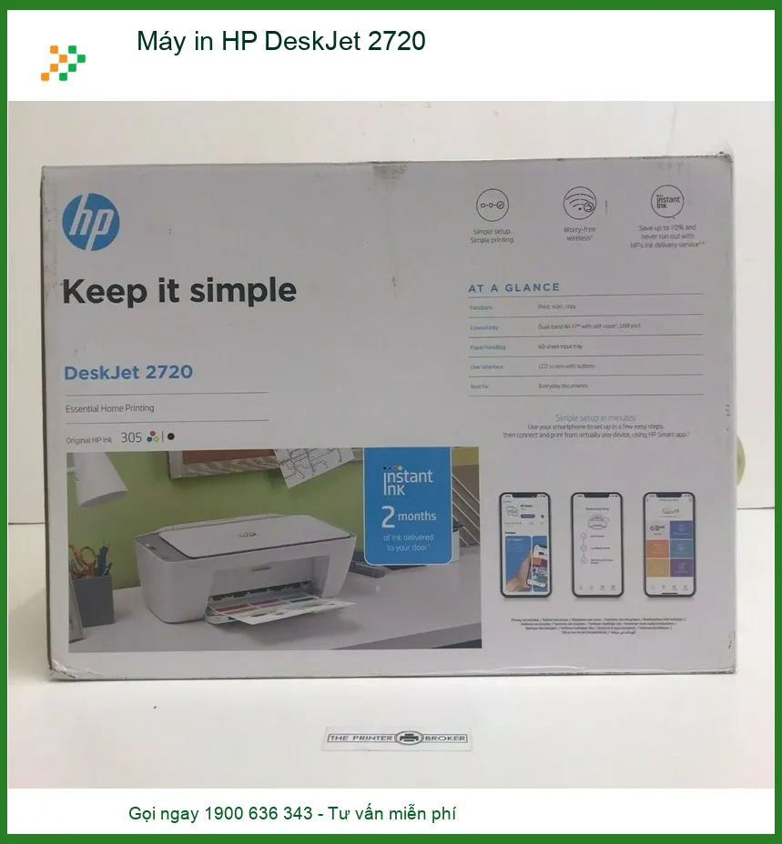 Máy in HP DeskJet 2720 - Dịch vụ sửa chữa uy tín lấy ngay TPHCM
