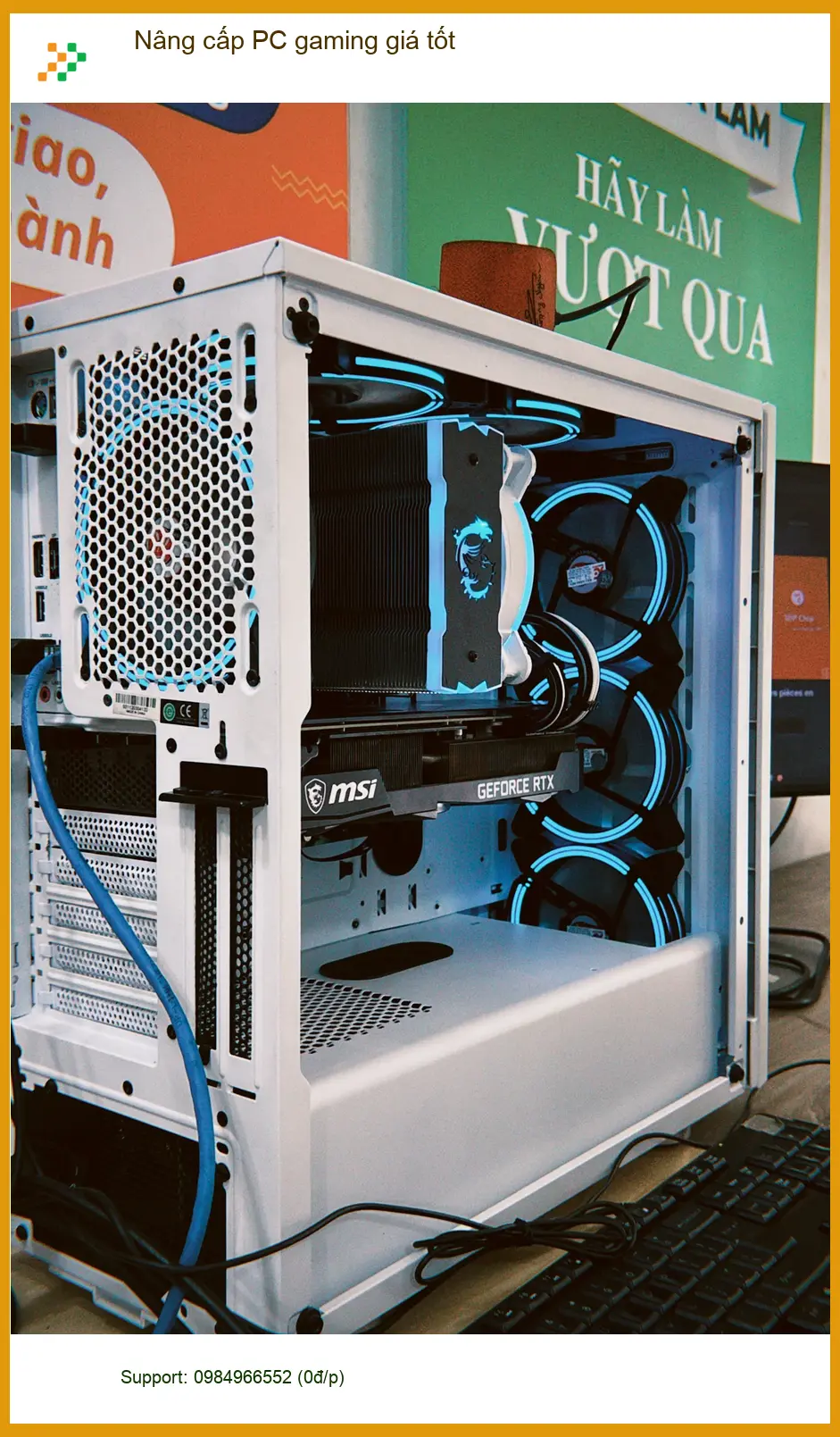 Anh Khôi game thủ tìm nơi nâng cấp PC gaming giá tốt ở Quận Tân Bình ảnh thực tế 1