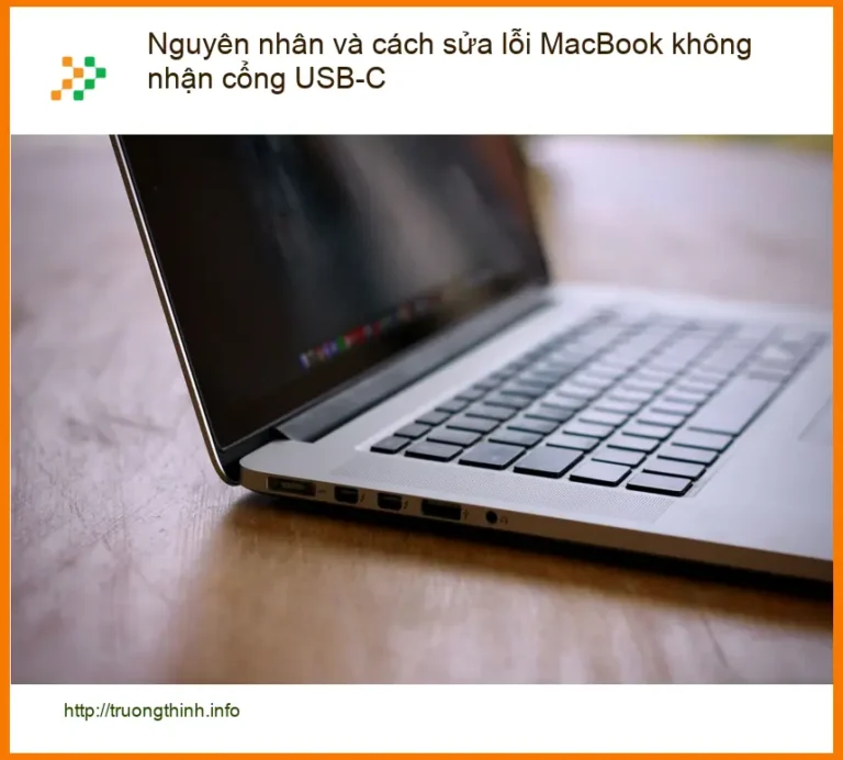 Macbook Không Nhận Cổng USB-C: Nguyên Nhân & Cách Sửa Lỗi Từ Chuyên Gia
