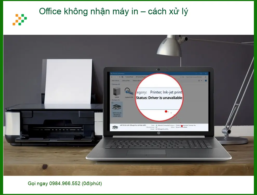Văn phòng Office không nhận máy in - Cách xử lý nhanh tại TPHCM