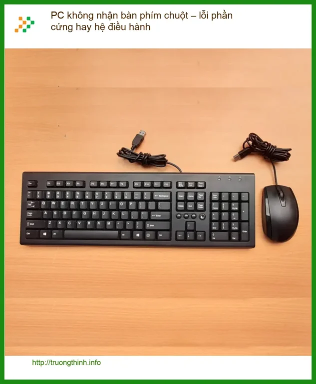 PC không nhận bàn phím chuột – lỗi phần cứng hay hệ điều hành - Sửa nhanh