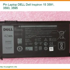 Pin Laptop DELL Dell Inspiron 15 3591, 3593, 3595 - Địa chỉ thay lấy liền TPHCM