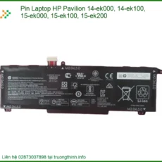 Pin Laptop Hp Pavilion 14-ek000, 14-ek100, 15-ek000, 15-ek100, 15-ek200 - Thay Thế Lấy Ngay