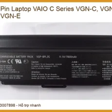 Pin Laptop Vaio C Series Vgn-c, Vgn-cs, Vgn-e Chính Hãng - Thay Thế Lấy Liền Tphcm