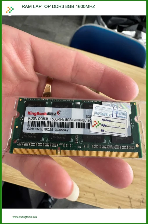 Chú Phúc cần thay RAM - Tiệm thay RAM laptop DDR3 8GB 1600MHz Quận 10.