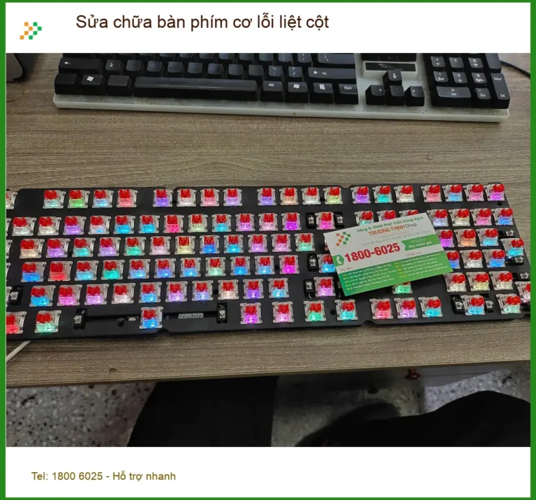 Chỗ khắc phục bàn phím cơ lỗi liệt cột Quận 7 - Anh Tiến kỹ sư hài lòng