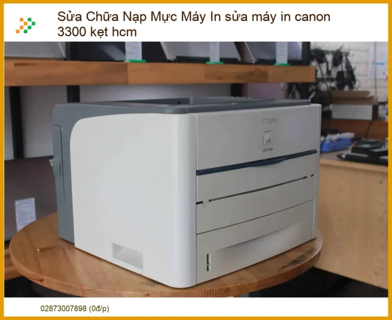Máy In Canon 3300 Bị Kẹt Giấy, Hết Mực: Dịch Vụ Sửa Chữa Nạp Mực Tận Nơi Tại HCM