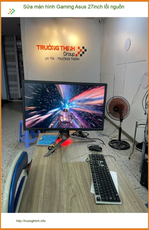 Anh Bách kỹ sư review dịch vụ sửa màn hình Gaming Asus 27inch lỗi nguồn Q7