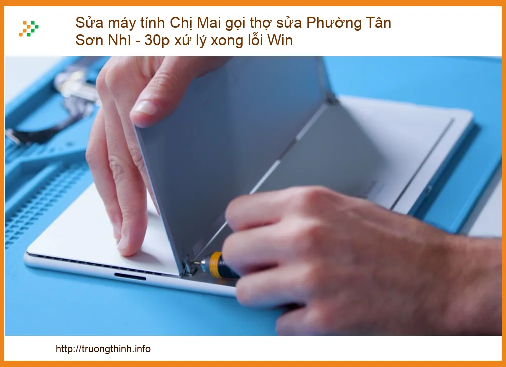Dịch Vụ <b>Sửa Máy Tính Chị Mai Gọi Thợ Sửa Phường Tân Sơn Nhì – 30p Xử Lý Xong Lỗi Win</b> Nhanh Chóng, Chuyên Nghiệp” loading=”lazy” style=”border-radius: 12px;”/></figure>
</div>
<p>Chào mừng bạn đến với dịch vụ sửa máy tính tận nơi “siêu tốc” của Trường Thịnh tại Phường Tân Sơn Nhì! Chúng tôi không chỉ là những người thợ sửa máy tính, mà còn là những “bác sĩ” công nghệ đầy nhiệt huyết, sẵn sàng “cấp cứu” cho chiếc máy tính thân yêu của bạn mọi lúc, mọi nơi. Với đội ngũ kỹ thuật viên giàu kinh nghiệm, được đào tạo bài bản và trang bị đầy đủ công cụ hiện đại, chúng tôi cam kết mang đến trải nghiệm dịch vụ vượt trội, giải quyết triệt để các vấn đề từ phần cứng đến phần mềm, đặc biệt là các lỗi Windows “khó nhằn” nhất.</p>
<p>Chúng tôi hiểu rằng thời gian là vàng bạc, đặc biệt khi bạn đang đối mặt với deadline hay cần xử lý công việc gấp. Đó là lý do vì sao dịch vụ của chúng tôi được thiết kế để tối ưu hóa tốc độ và hiệu quả. Chỉ cần một cuộc gọi, đội ngũ của Trường Thịnh sẽ có mặt tại nhà hoặc văn phòng của bạn ở Phường Tân Sơn Nhì trong thời gian ngắn nhất, tiến hành kiểm tra, chẩn đoán và khắc phục sự cố ngay tại chỗ. Không còn cảnh phải tháo dỡ máy, mang đi mang về hay chờ đợi hàng giờ đồng hồ tại các trung tâm sửa chữa. Chúng tôi mang cả “phòng khám” đến tận nơi bạn cần!</p>
<p>Không chỉ dừng lại ở tốc độ, chất lượng dịch vụ cũng là ưu tiên hàng đầu của Trường Thịnh. Mọi linh kiện thay thế (nếu cần) đều là hàng chính hãng, có nguồn gốc rõ ràng và được bảo hành dài hạn. Chúng tôi minh bạch trong từng bước thực hiện, từ báo giá đến quá trình sửa chữa, đảm bảo bạn luôn nắm rõ tình trạng và chi phí. Với Trường Thịnh, bạn không chỉ nhận được một chiếc máy tính hoạt động trơn tru trở lại, mà còn là sự an tâm tuyệt đối về dịch vụ. Nếu bạn đang gặp tình trạng máy tính phát ra tiếng ồn lớn, đừng ngần ngại tham khảo dịch vụ <a href=