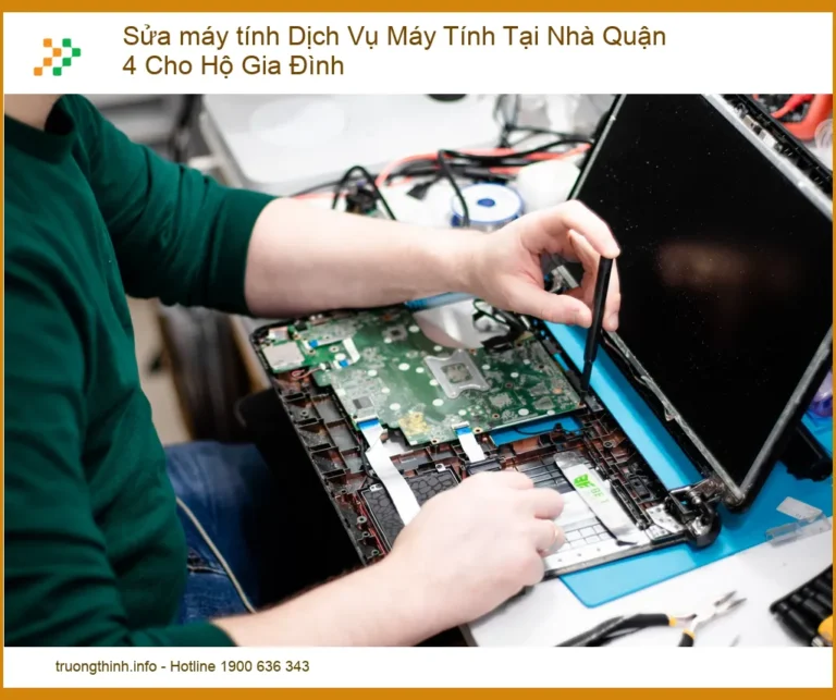 Máy tính hư hỏng tại nhà Quận 4? - Dịch vụ sửa máy tính tận nơi uy tín, nhanh chóng
