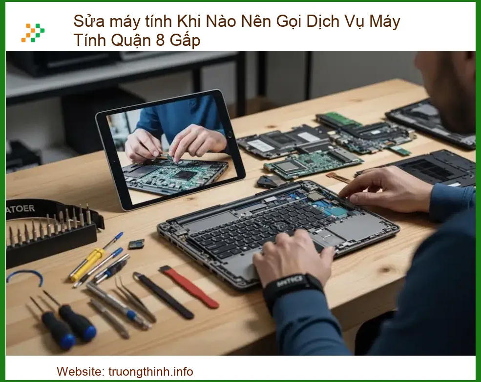 Máy Tính Gặp Sự Cố: Khi Nào Nên Gọi Dịch Vụ Sửa Máy Tính Quận 8 Gấp?