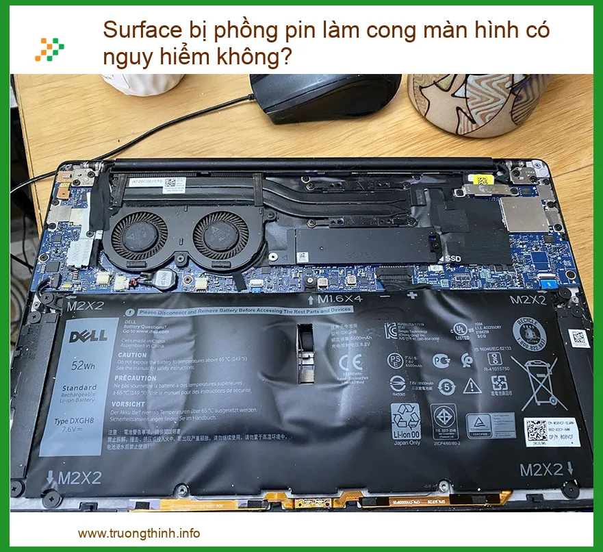 Surface Bị Phồng Pin Làm Cong Màn Hình Có Nguy Hiểm Không? - Địa Chỉ Sửa Uy Tín