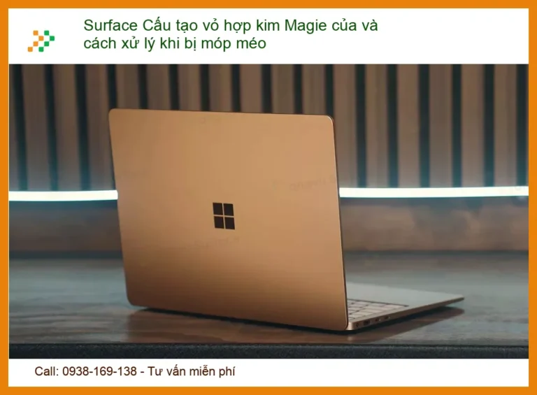 Vỏ laptop hợp kim Magie bị móp méo – Địa chỉ sửa chữa uy tín, lấy ngay