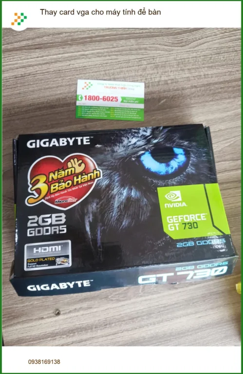 Anh Quang kỹ sư review dịch vụ thay card vga máy tính để bàn Quận Tân Phú uy tín