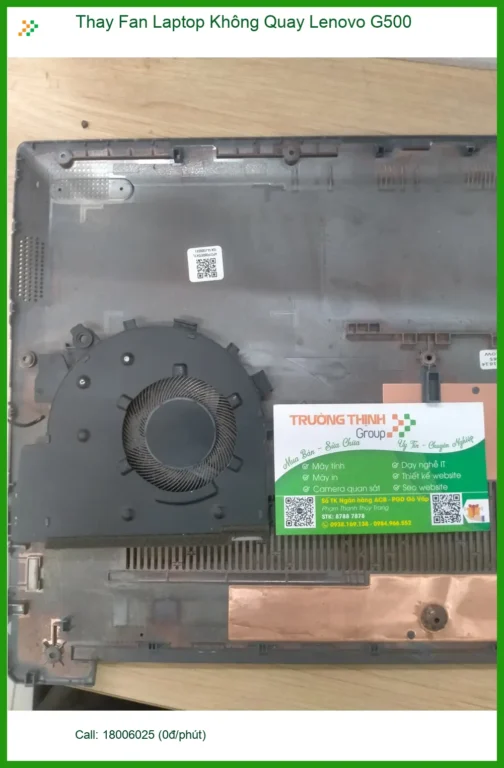 Chỗ thay fan laptop không quay Lenovo G500 Quận 12 - Chị Hoa cần ngay