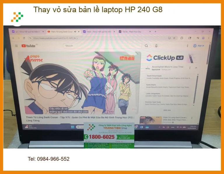 Anh Quốc kỹ sư thay vỏ sửa bản lề laptop HP 240 G8 Quận Bình Tân