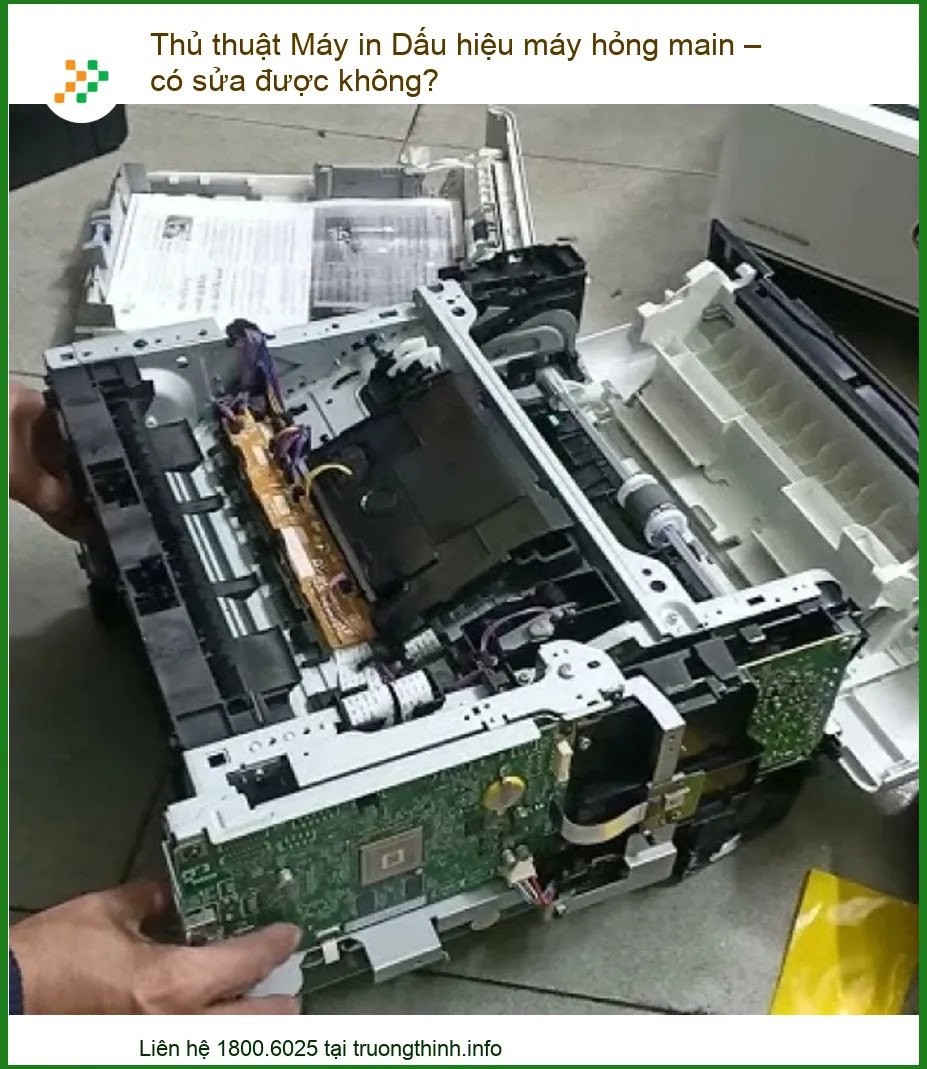 Thủ thuật Máy in: Dấu hiệu máy hỏng main – có sửa được không?