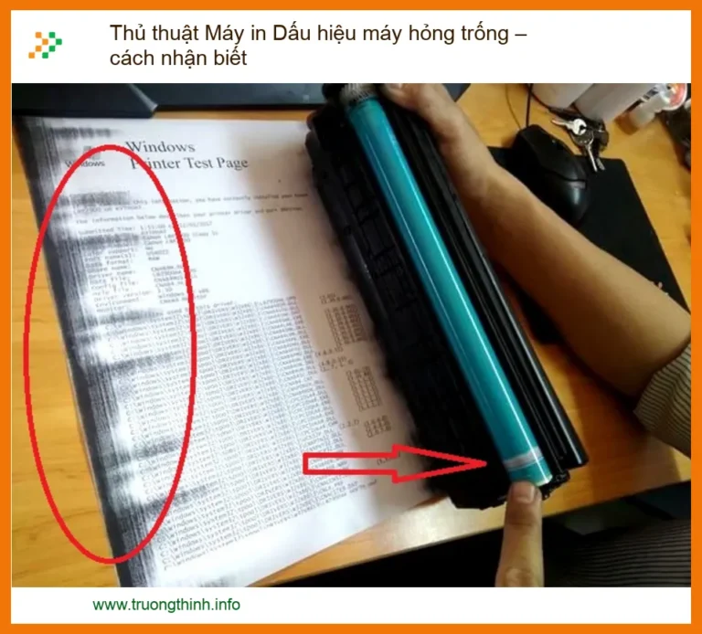 Thủ thuật Máy in: Dấu hiệu máy hỏng trống – Cách nhận biết và Khắc phục hiệu quả