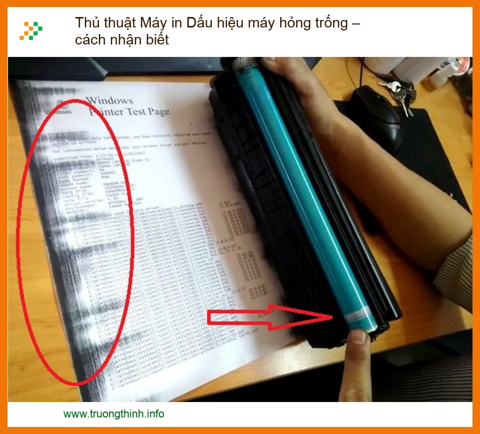 Thủ thuật Máy in: Dấu hiệu máy hỏng trống – Cách nhận biết và Khắc phục hiệu quả