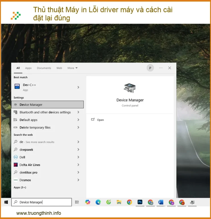 Máy in Lỗi driver máy và cách cài đặt lại đúng - Địa chỉ sửa máy in uy tín