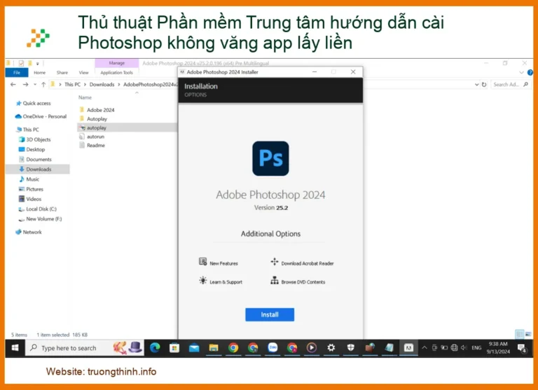 Giải Mã <b>Thủ thuật Phần mềm Trung tâm hướng dẫn cài Photoshop không văng app lấy liền</b>: Bí Kíp Từ Chuyên Gia!