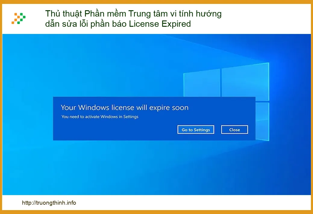 Thủ thuật Phần mềm Trung tâm vi tính: Hướng dẫn sửa lỗi 