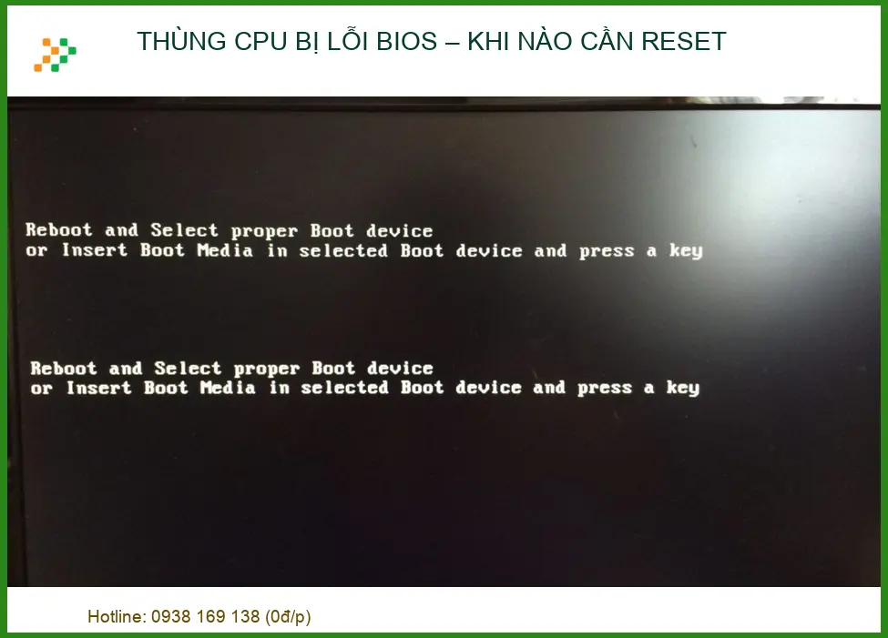 Thùng CPU bị lỗi BIOS – Khi nào cần reset và cách xử lý chuyên sâu 2026