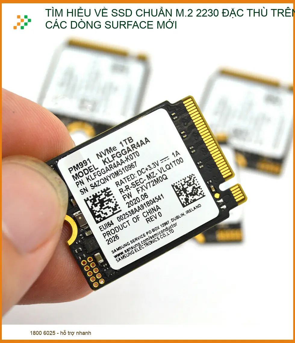 Tìm hiểu SSD M.2 2230 cho Surface: Nâng cấp, Sửa chữa & Giải pháp chuyên nghiệp